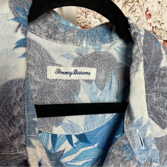 Tommy Bahama 100% Linen Long Sleeve Button Down XL - Picture 5 of 6